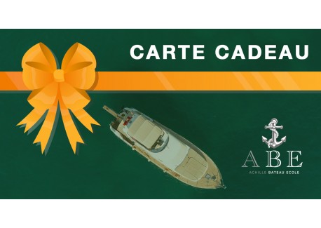 Permis côtier - Carte cadeau à imprimer